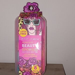 Betsey Johnson Pink and Purple Beauty Sponge Set